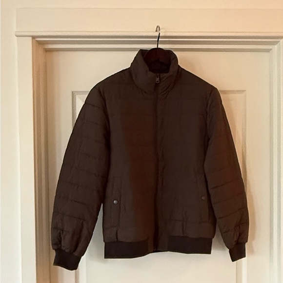 Mango Men's Dark Brown Puffer Jacket - Picture 1 of 3